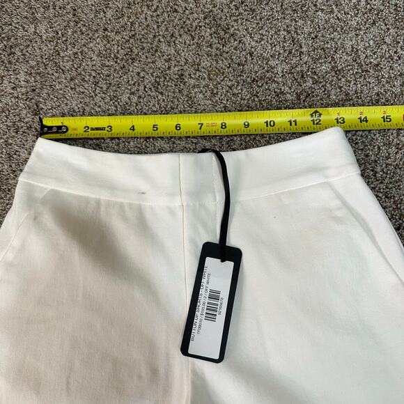 FIFTEEN TWENTY Women's Button Up Short Size 2 In Off White - Picture 13 of 15